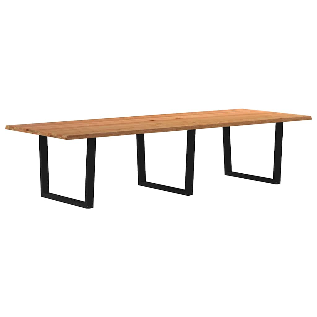vidaXL Jídelní stůl s živou hranou 320x120x74 cm Dubový masiv