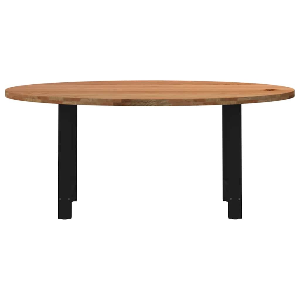 Thumbnail - vidaXL Esstisch Hellbraun 180x90x74 cm Massivholz Eiche Oval