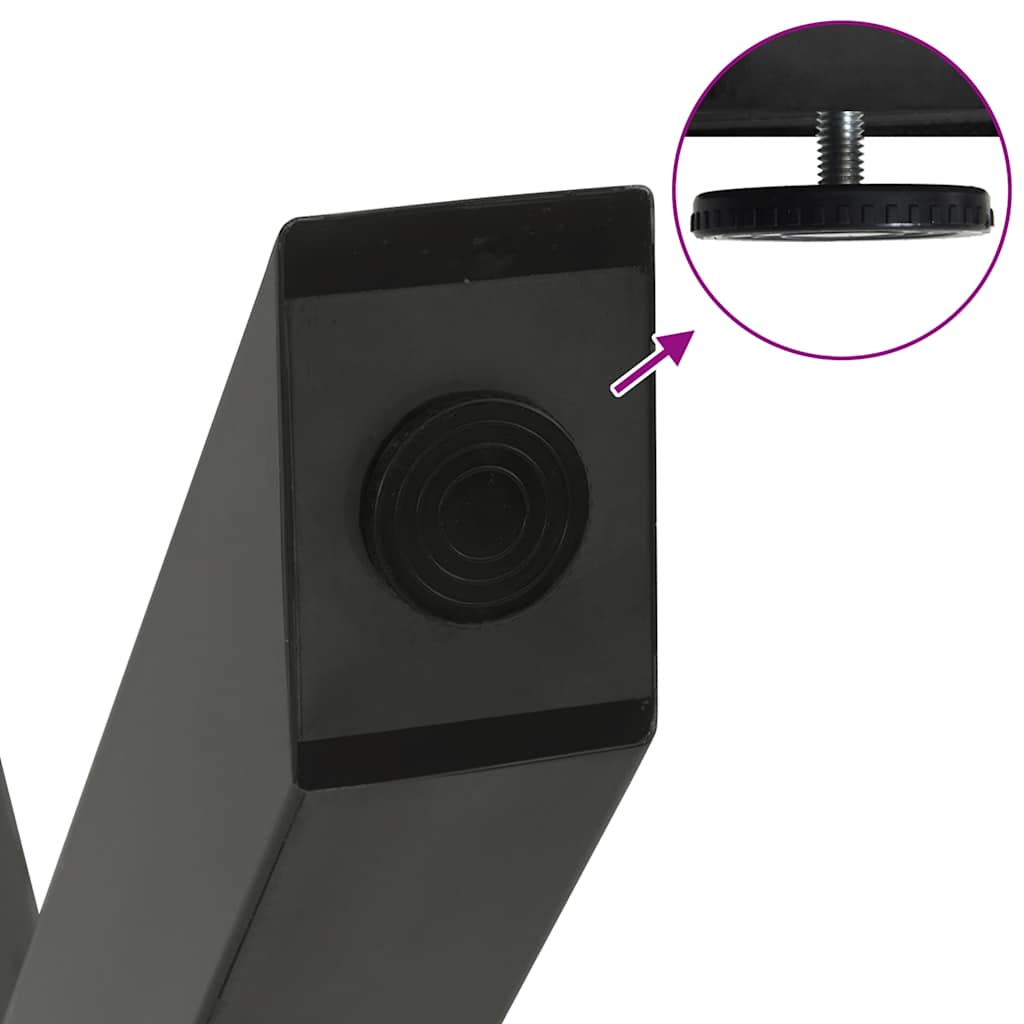 Eettafel 200x100x74 cm ovaal massief eikenhout lichtbruin image 11