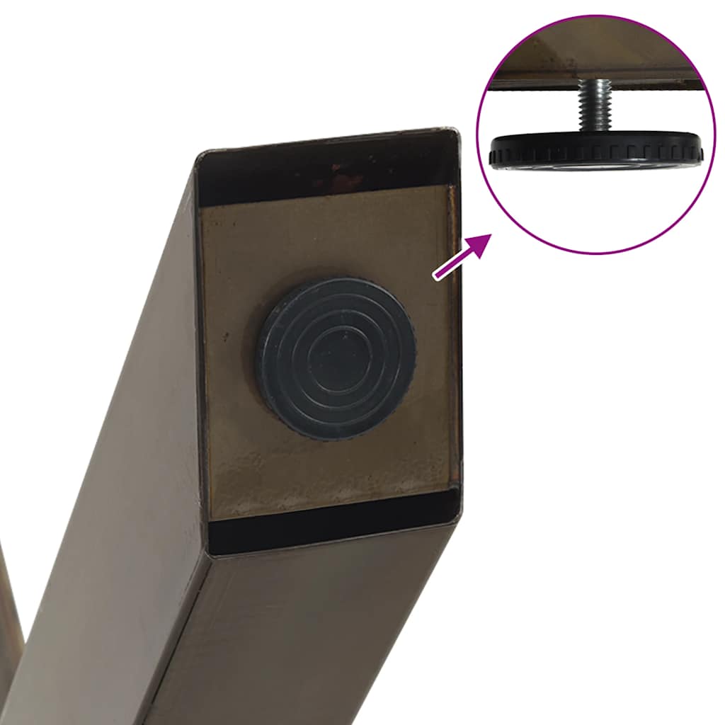 Eettafel 200x100x74 cm ovaal massief eikenhout lichtbruin image 11