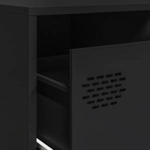 TV skříňka černá 202x39x43,5 cm ocel válcovaná za studena - obrázek 9
