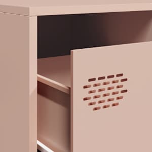 TV skříňka růžová 202 x 39 x 43,5 cm ocel válcovaná za studena - obrázek 9