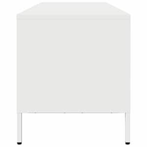 TV skříňka bílá 202 x 39 x 43,5 cm ocel válcovaná za studena - obrázek 6