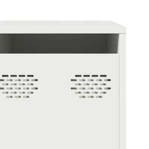 TV skříňka bílá 202 x 39 x 43,5 cm ocel válcovaná za studena - obrázek 10