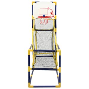 Arkádová basketbalová hra s míčem a pumpičkou 45 x 86 x 127 cm - obrázek 3