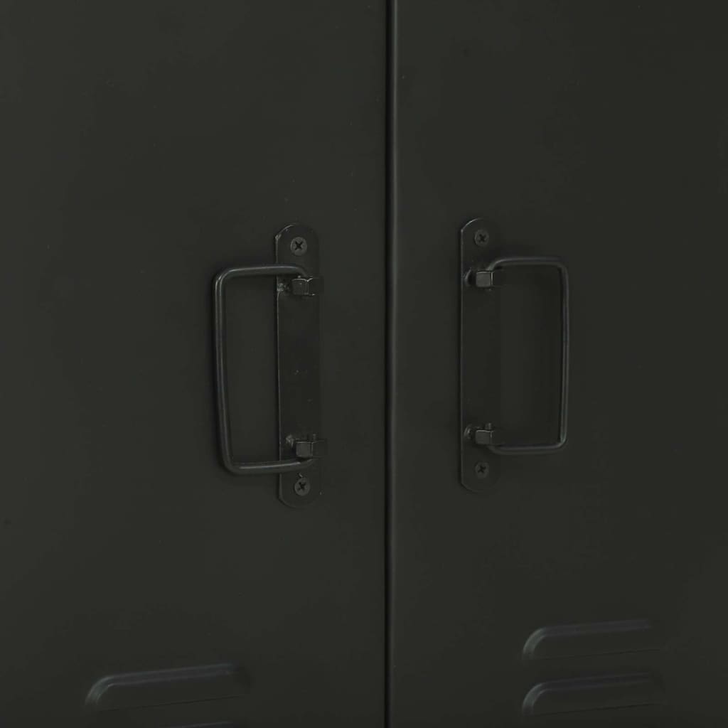 Badkamermeubelset 3 pcs Bruin en zwart Massief Mango Hout image 11