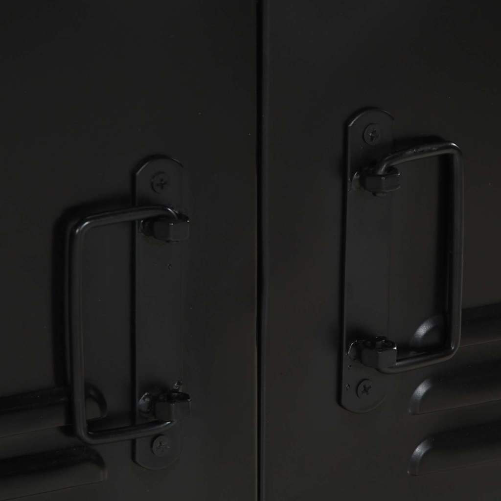 Badkamermeubelset 3 pcs Bruin en zwart Massief Mango Hout image 11