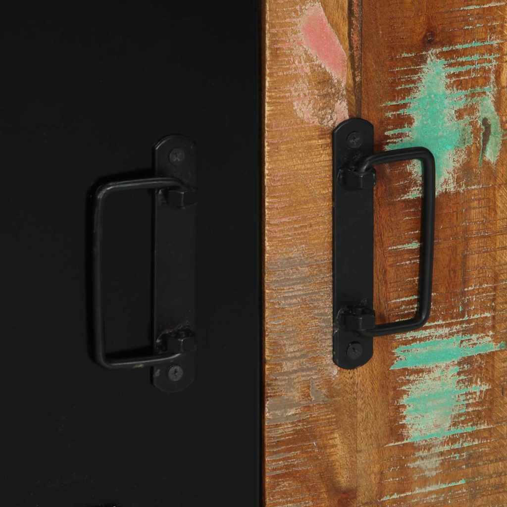 Badkamermeubelset met plank 4 pcs Bruin Massief Mango Hout image 13