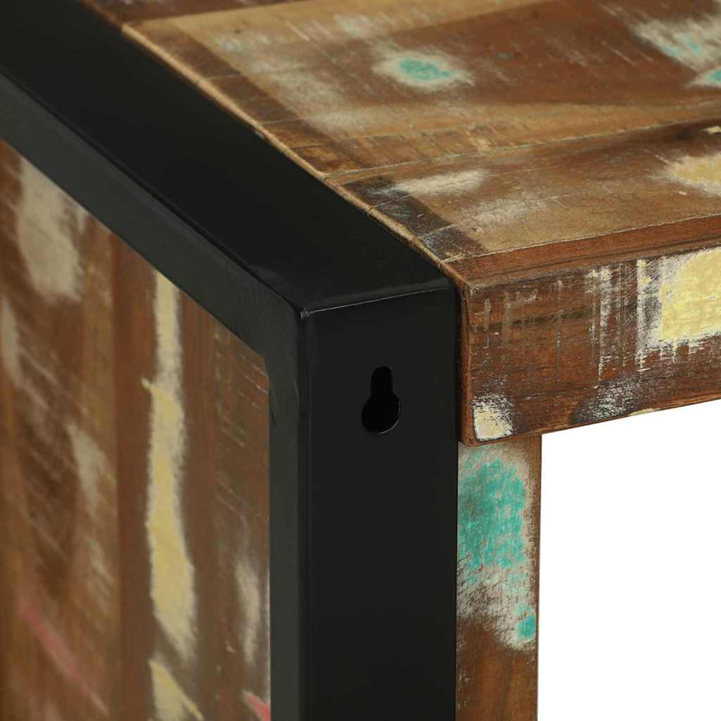 Badkamermeubelset met plank 4 pcs Bruin Massief Gerecycled Hout image 13