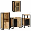 vidaXL Vannitoa m&ouml;&ouml;bleset 4 tk Pruun 55 x 35 x 60 cm Tugev Mango Puit