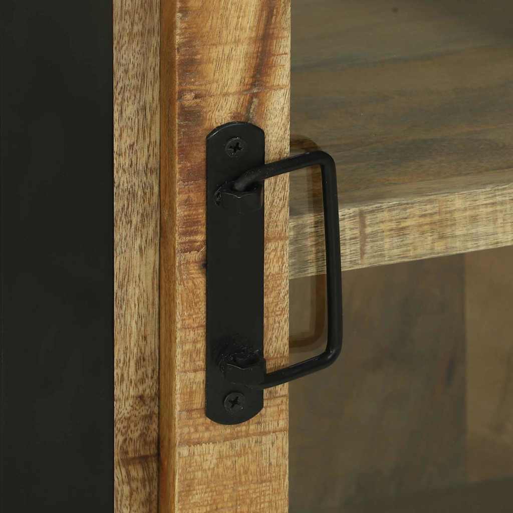 Badkamermeubelset met plank 4 pcs Bruin Massief Mango Hout image 13