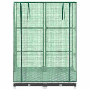 Vyvýšený záhon se skleníkem ratanový vzhled 80 x 40 x 123 cm - obrázek 4