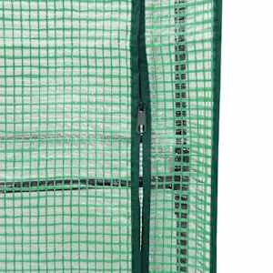 Vyvýšený záhon se skleníkem ratanový vzhled 80 x 40 x 123 cm - obrázek 8