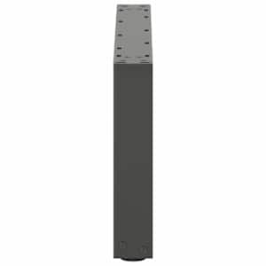 Nohy konferenčního stolku ve tvaru U 2 ks antracitové 60 x (30-31) cm ocelové - obrázek 6