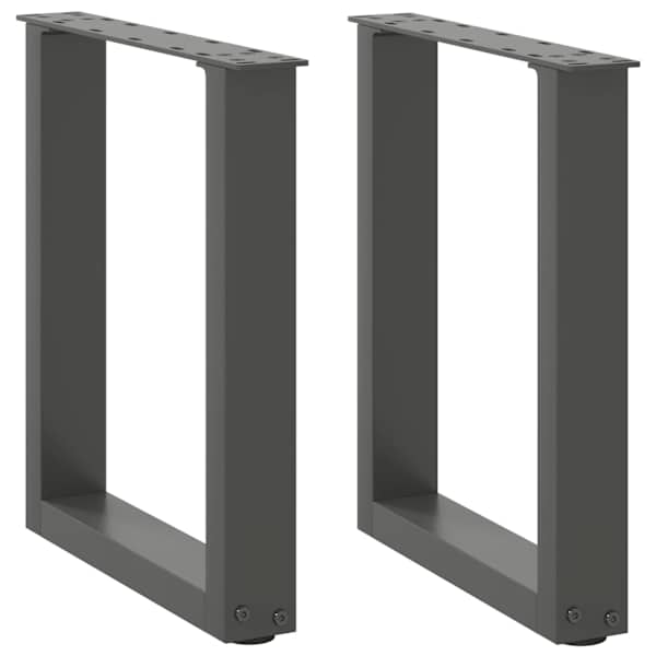 vidaXL kohvilaua jalad U-kujulised 2 tk antratsiithall 28 x (42-43) cm teras