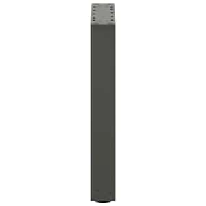 Nohy konferenčního stolku ve tvaru U 2 ks antracitové 38 x (42-43) cm ocelové - obrázek 6