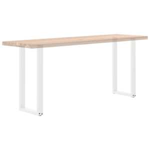 Nohy konzolového stolku ve tvaru U, 2 ks, bílé, 28 x (72-73) cm, ocel - obrázek 8