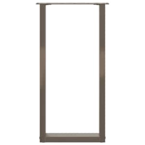 Nohy konzolového stolku ve tvaru U, 2 ks, přírodní ocel, 28 x (72-73) cm, ocel - obrázek 5