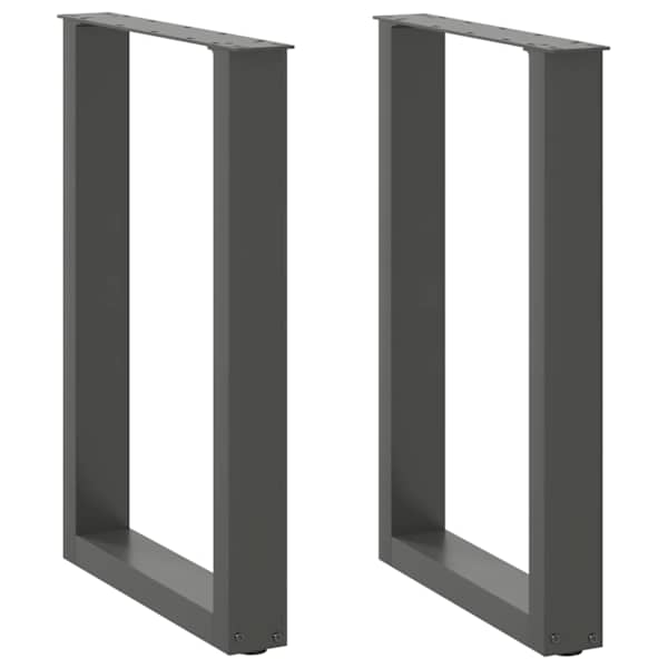vidaXL s&ouml;&ouml;gilaua jalad U-kujulised 2 tk, antratsiithall, 50 x (72-73) cm, teras