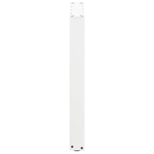Nohy k jídelnímu stolu ve tvaru U, 2 ks, bílé, 70 x (72-73) cm, ocel - obrázek 6