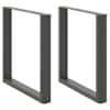 vidaXL s&ouml;&ouml;gilaua jalad U-kujulised 2 tk, antratsiithall, 80 x (72-73) cm, teras