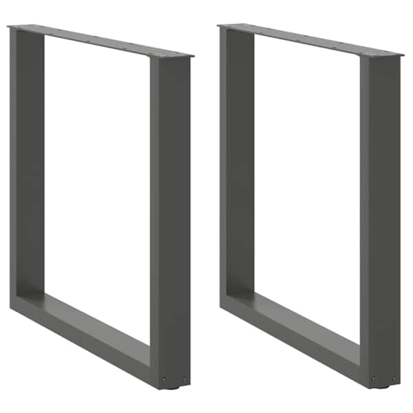 vidaXL s&ouml;&ouml;gilaua jalad U-kujulised 2 tk, antratsiithall, 80 x (72-73) cm, teras