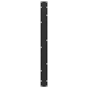 Nohy k jídelnímu stolu ve tvaru U, 2 ks, černé, 100 x (72-73) cm, ocel - obrázek 7