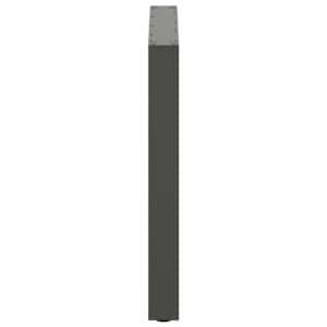 Nohy k jídelnímu stolu ve tvaru U, 3 ks, antracitové, 80 x (72-73) cm, ocel - obrázek 6