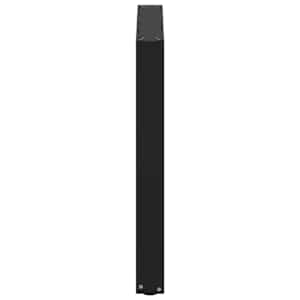 Nohy k jídelnímu stolu ve tvaru U, 3 ks, černé, 90 x (72-73) cm, ocel - obrázek 6