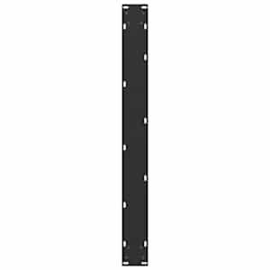 Nohy k jídelnímu stolu ve tvaru U, 3 ks, černé, 90 x (72-73) cm, ocel - obrázek 7