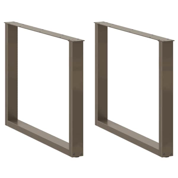 vidaXL s&ouml;&ouml;gilaua jalad U-kujulised, 3 tk, naturaalne teras, 100 x (72&ndash;73) cm, teras