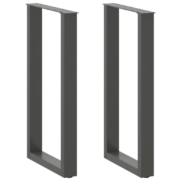 vidaXL baarilaua jalad U-kujulised 2 tk, antratsiithall, 50 x (90-91) cm, teras