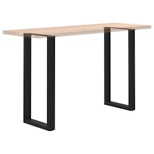 Nohy barového stolu ve tvaru U, 2 ks, černé, 40 x (100-101) cm, ocel - obrázek 8