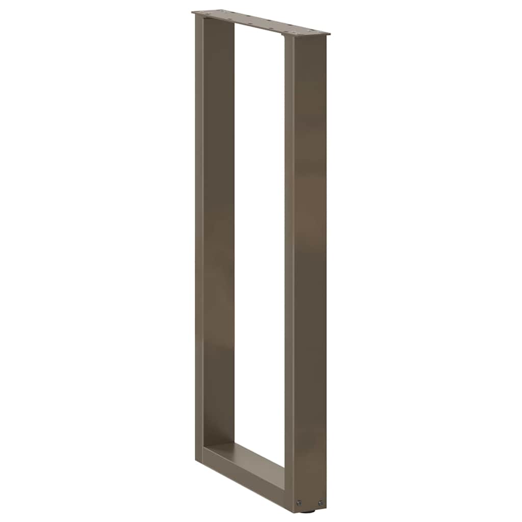 vidaXL Bartafelpoten 2 st U-vormig 40x(100-101) cm staal naturel, foto 4