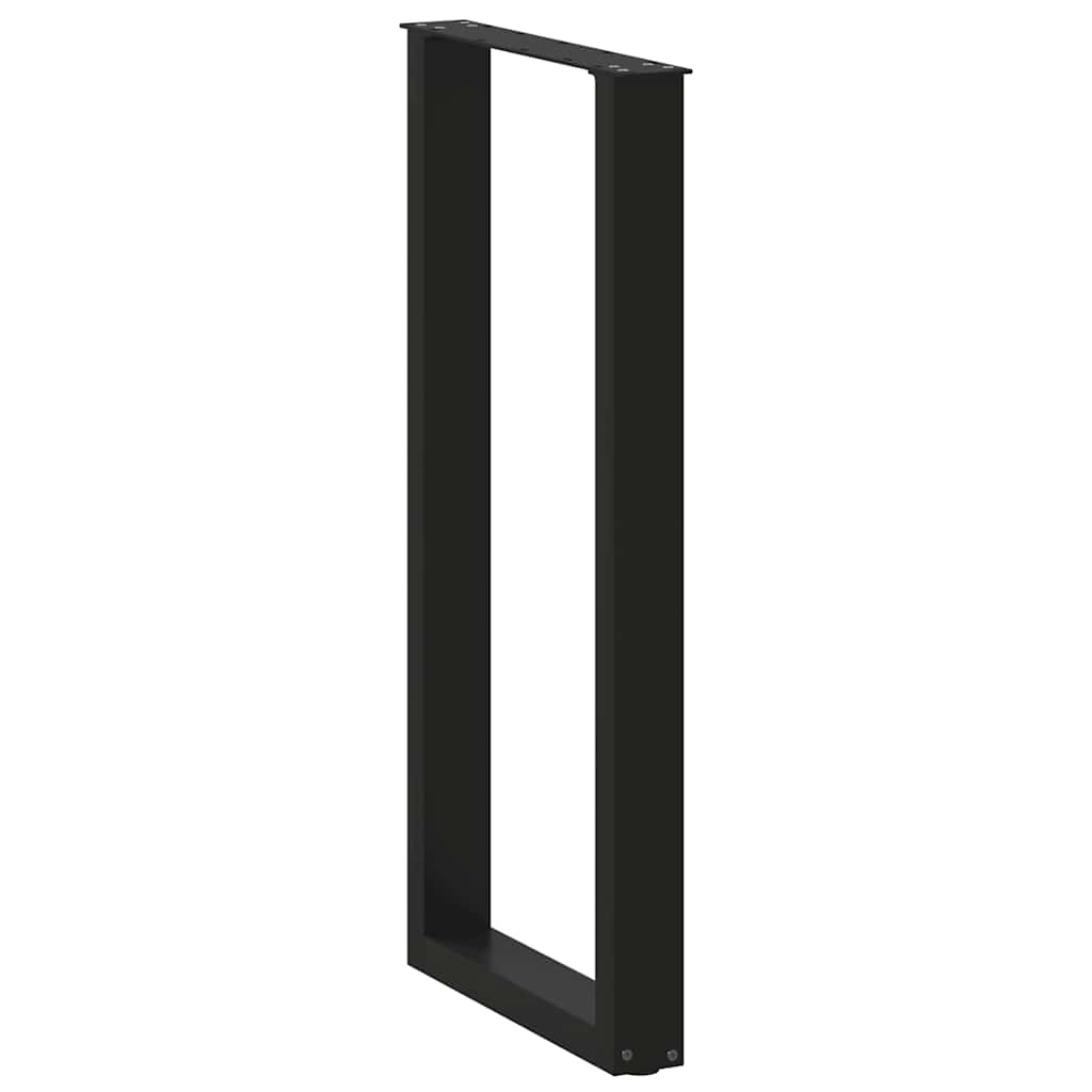 vidaXL Bartafelpoten 2 st U-vormig 50x(100-101) cm staal zwart, foto 4