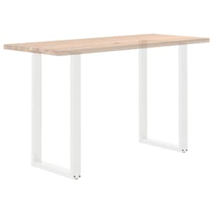 Nohy barového stolu ve tvaru U, 2 ks, bílé, 60 x (100-101) cm, ocel - obrázek 8