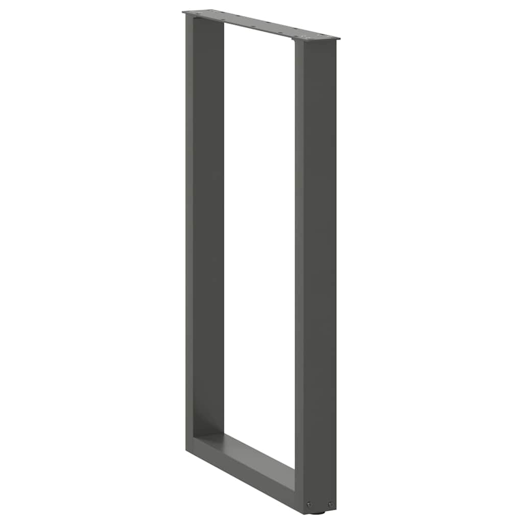 vidaXL Bartafelpoten 2 st U-vormig 60x(100-101) cm staal antraciet, foto 4