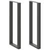vidaXL baarilaua jalad U-kujulised, 2 tk, antratsiithall, 40 x (110-111) cm, teras