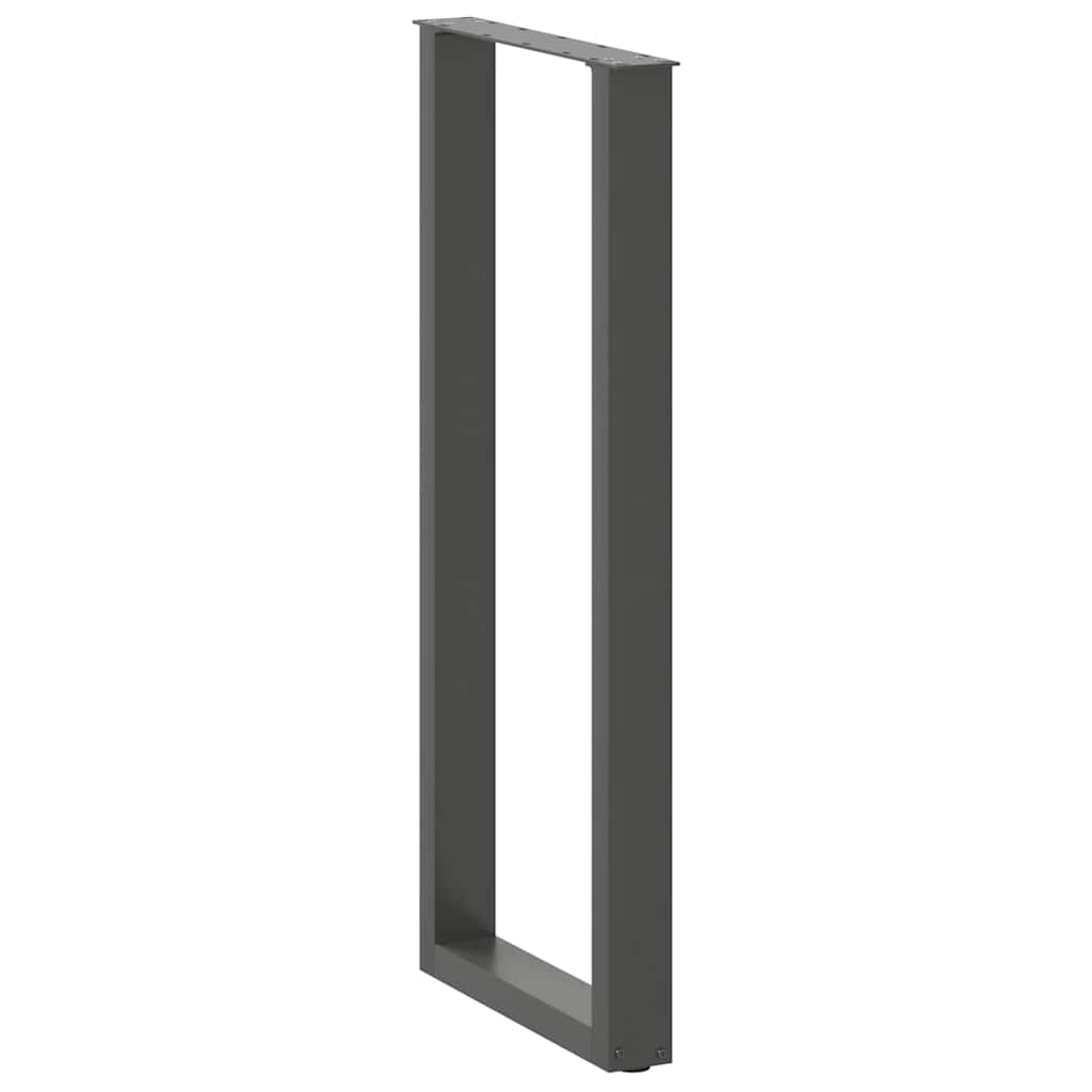vidaXL Bartafelpoten 2 st U-vormig 50x(110-111) cm staal antraciet, foto 4