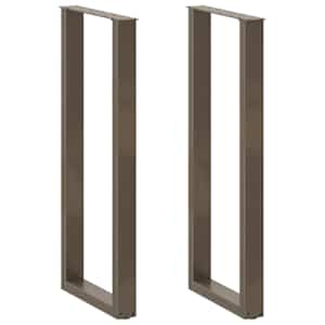 Nohy barového stolu ve tvaru U 2 ks přírodní ocel 50 x (110-111) cm ocel - obrázek 1