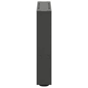 Nohy konferenčního stolku antracitové 2 ks 40 x (30-31) cm ocelové - obrázek 6