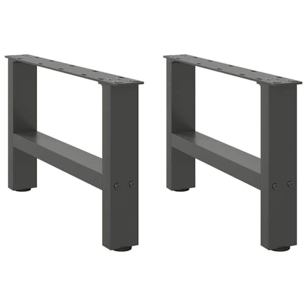 vidaXL kohvilaua jalad, antratsiithall, 2 tk, 50 x (30-31) cm, teras