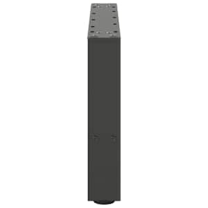 Nohy konferenčního stolku antracitové 2 ks 50 x (30-31) cm ocelové - obrázek 6