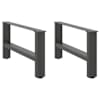 vidaXL kohvilaua jalad, antratsiithall, 2 tk, 70 x (30-31) cm, teras