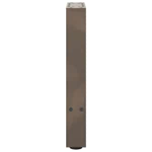 Nohy konferenčního stolku z přírodní oceli 2 ks 28 x (42-43) cm ocel - obrázek 6