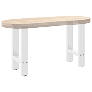 Nohy konferenčního stolku bílé 2 ks 38 x (42-43) cm ocelové - obrázek 8