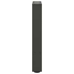 Nohy konferenčního stolku antracitové 2 ks 38 x (42-43) cm ocelové - obrázek 6