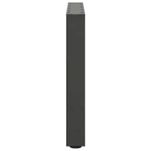 Nohy konferenčního stolku antracitové 2 ks 50 x (42-43) cm ocelové - obrázek 6