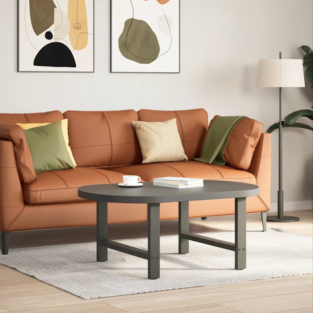 vidaXL Salontafelpoten 2 st 70x(42-43) cm staal antraciet afbeelding