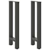 vidaXL konsoollaua jalad, antratsiithall, 2 tk, 28 x (72-73) cm, teras